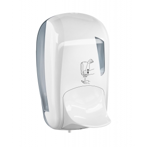 Dozownik łokciowy do płynu SPRAY biały, 1,0 l SKIN art. 943