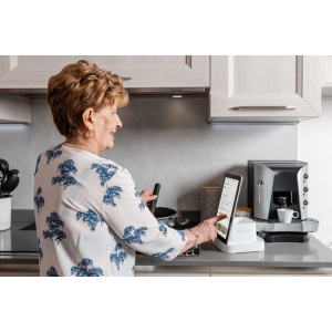 4phone - Organizer na stół na tablet / telefon BIAŁY